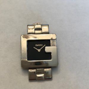 Pin with Gucci watch logo vintage